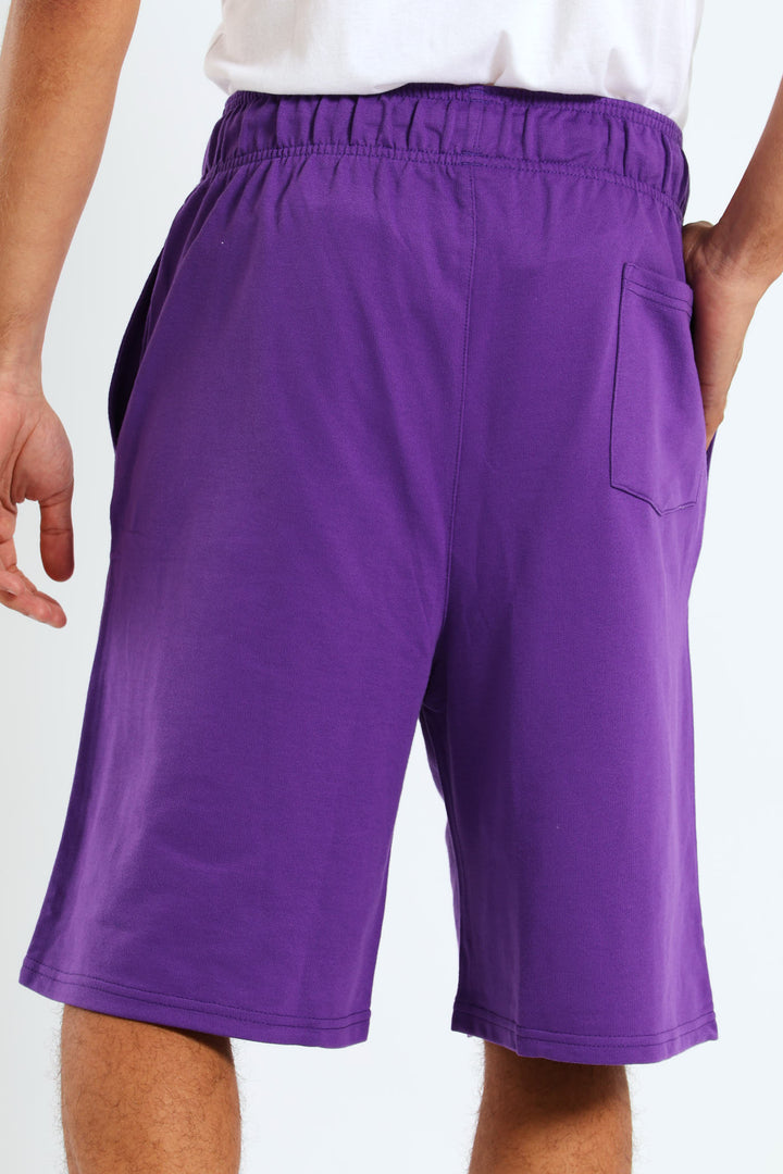 Laker Basketball Retro Shorts - Purple