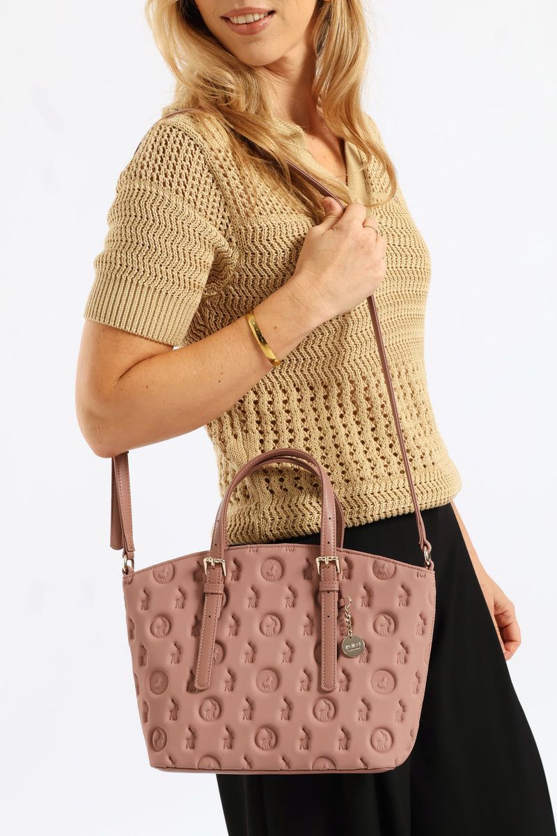 Halo Small Shopper Bag - Blush