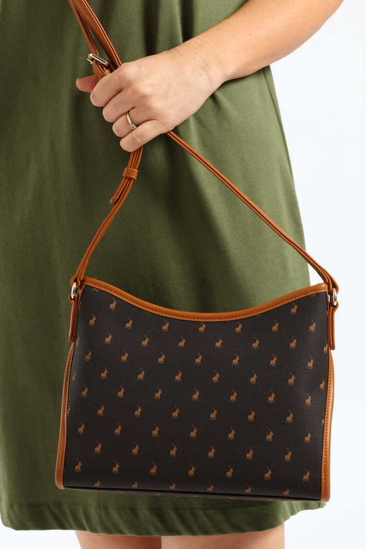 Iconic Tulip Sling Bag - Brown