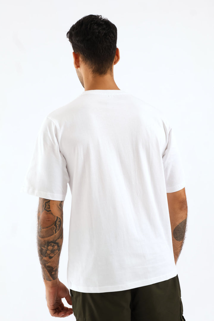Heavy Weight Pocket Tee - White