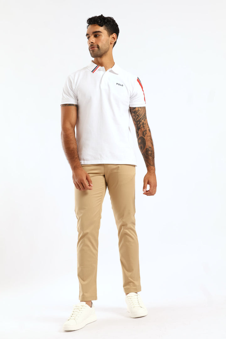 Milan Straight Leg Chino - Khaki