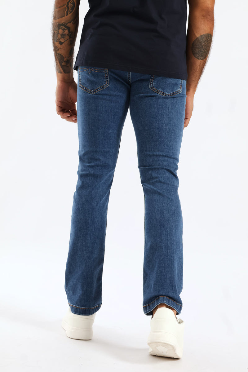 Simon Straight Leg Denim - Stonewash