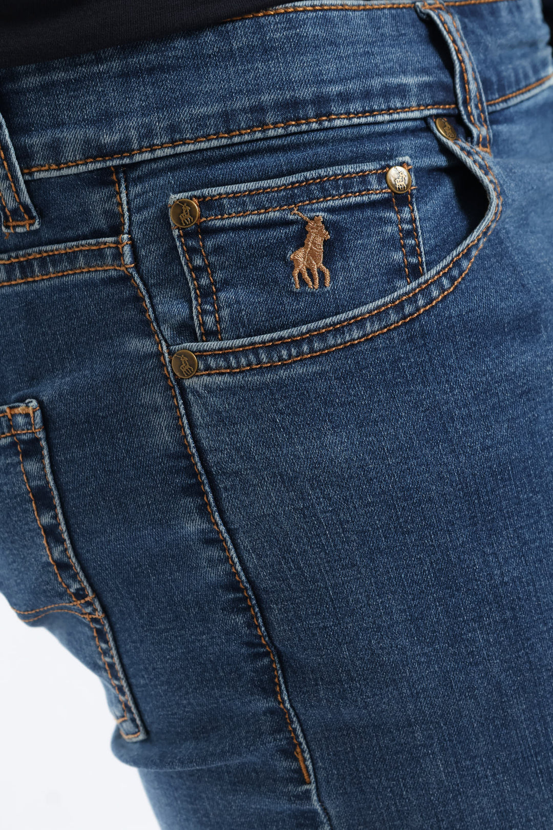 Simon Straight Leg Denim - Stonewash