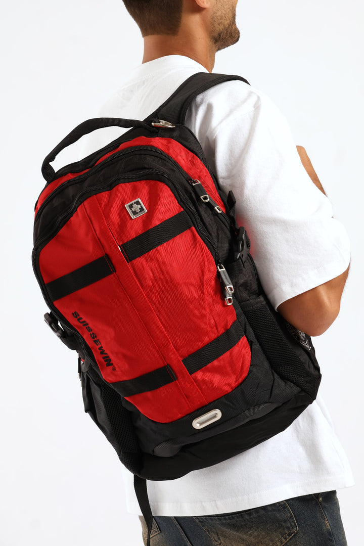 Standard Backpack - Red/Black