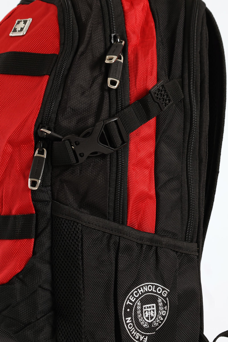 Standard Backpack - Red/Black