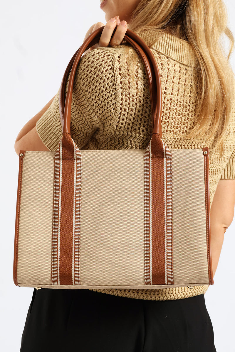 Tahiti Tote Bag - Tan