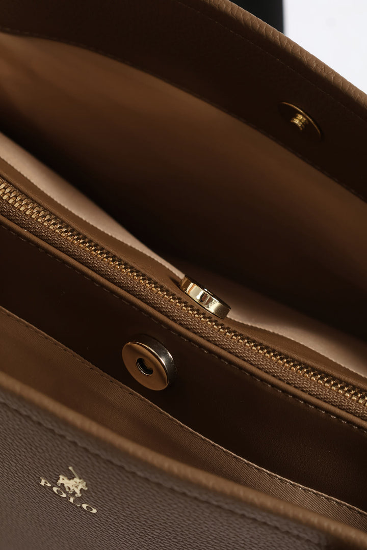 Lyon Medium Market Tote - Taupe