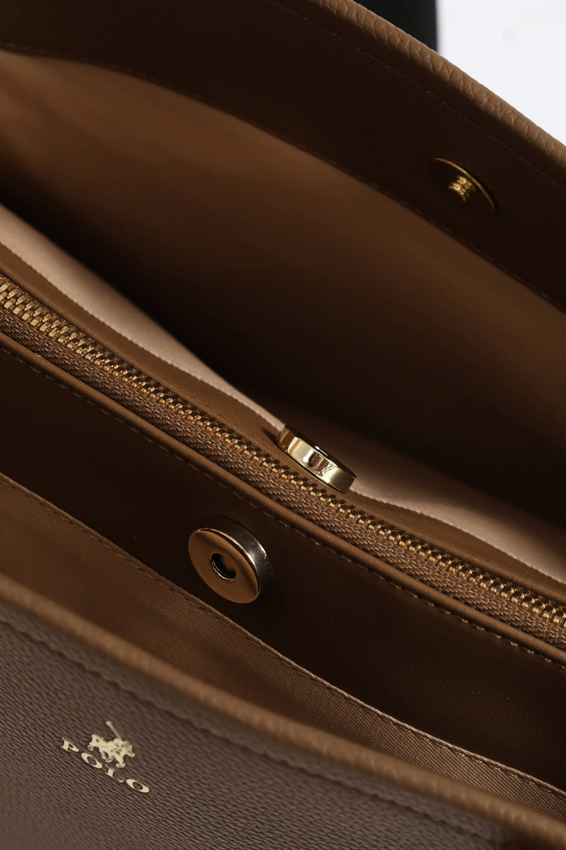 Lyon Medium Market Tote - Taupe