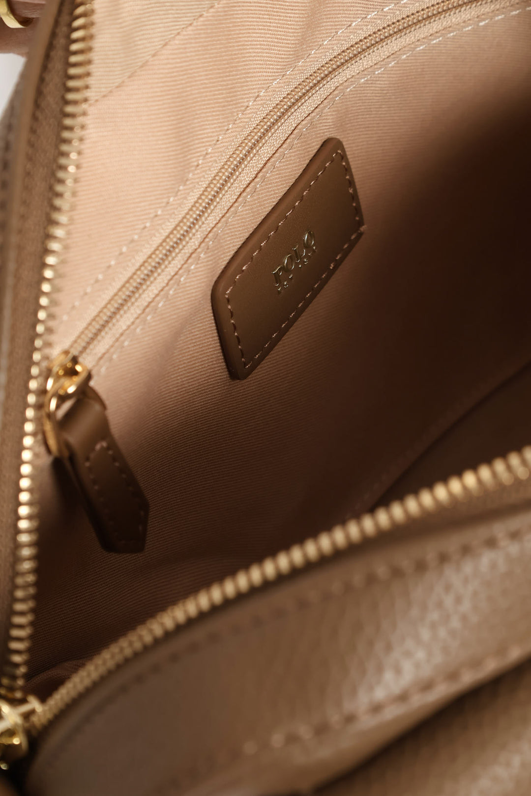 Lyon Camera Bag With Flap - Taupe