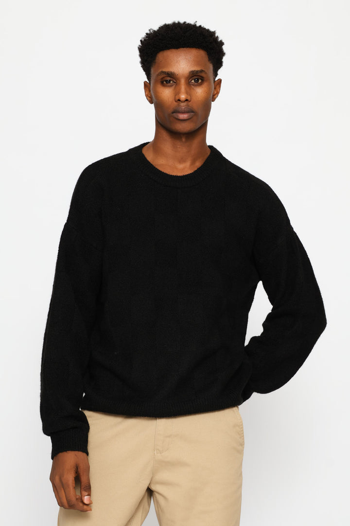 Textured Knitwear - Black