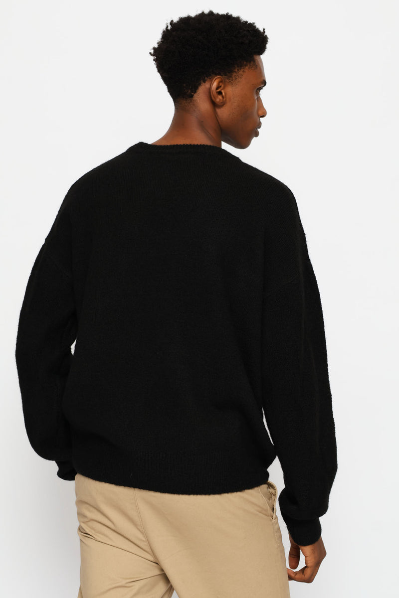 Textured Knitwear - Black