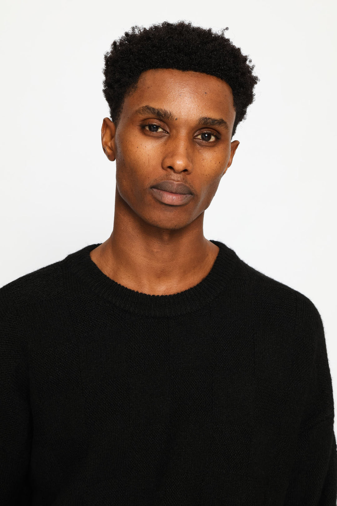 Textured Knitwear - Black