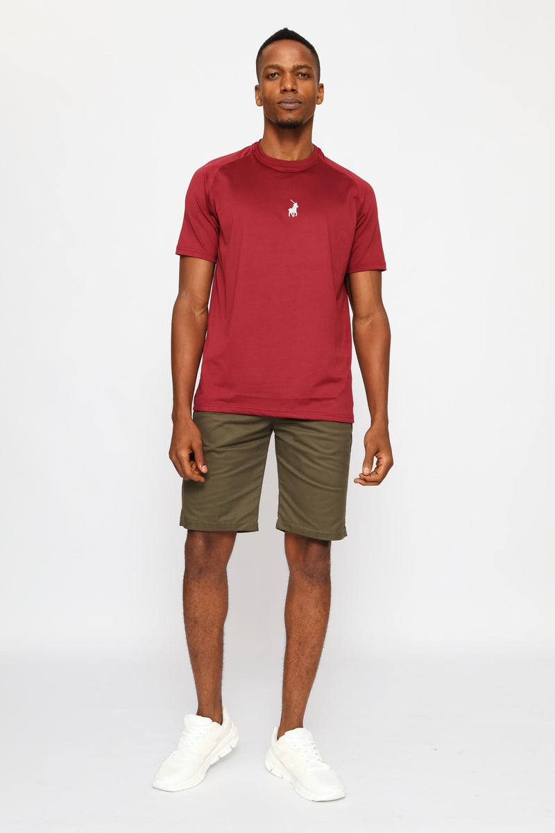 Polo Karabo Tee - Maroon