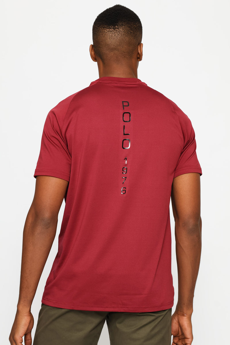 Polo Karabo Tee - Maroon