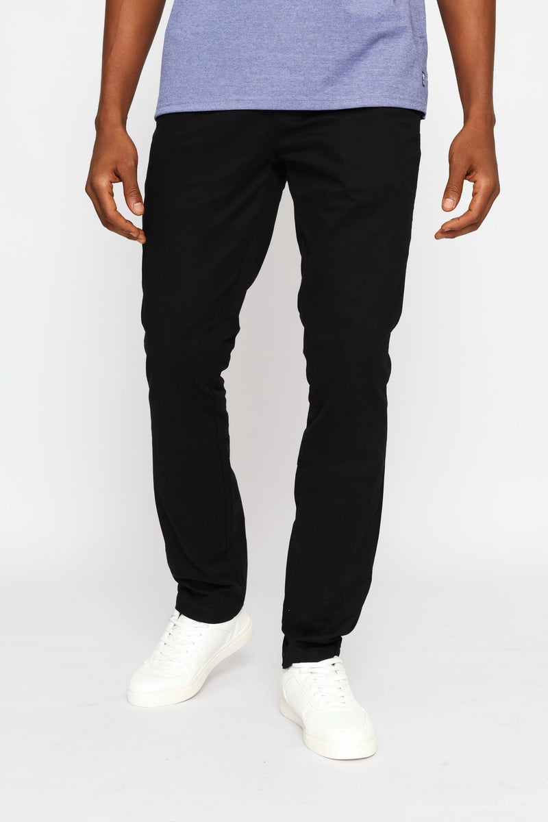 Cole Slim Chino - Black