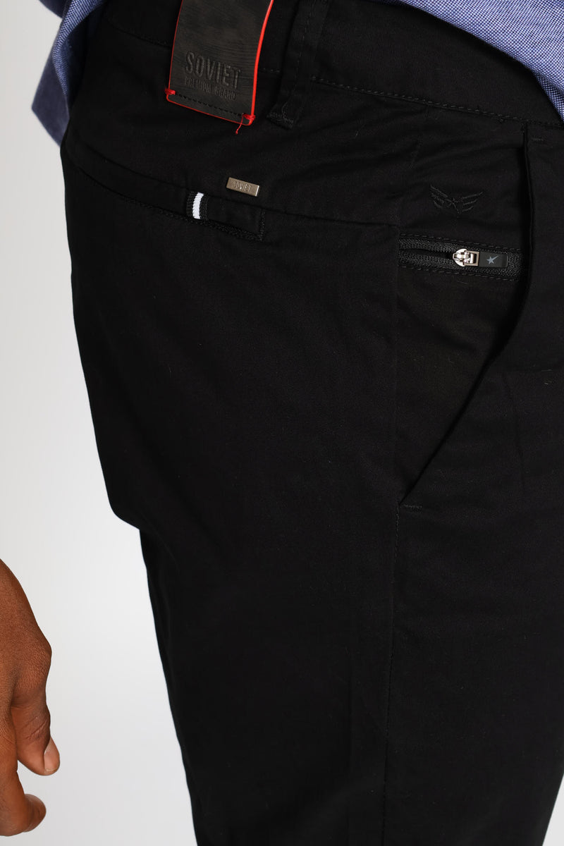 Cole Slim Chino - Black