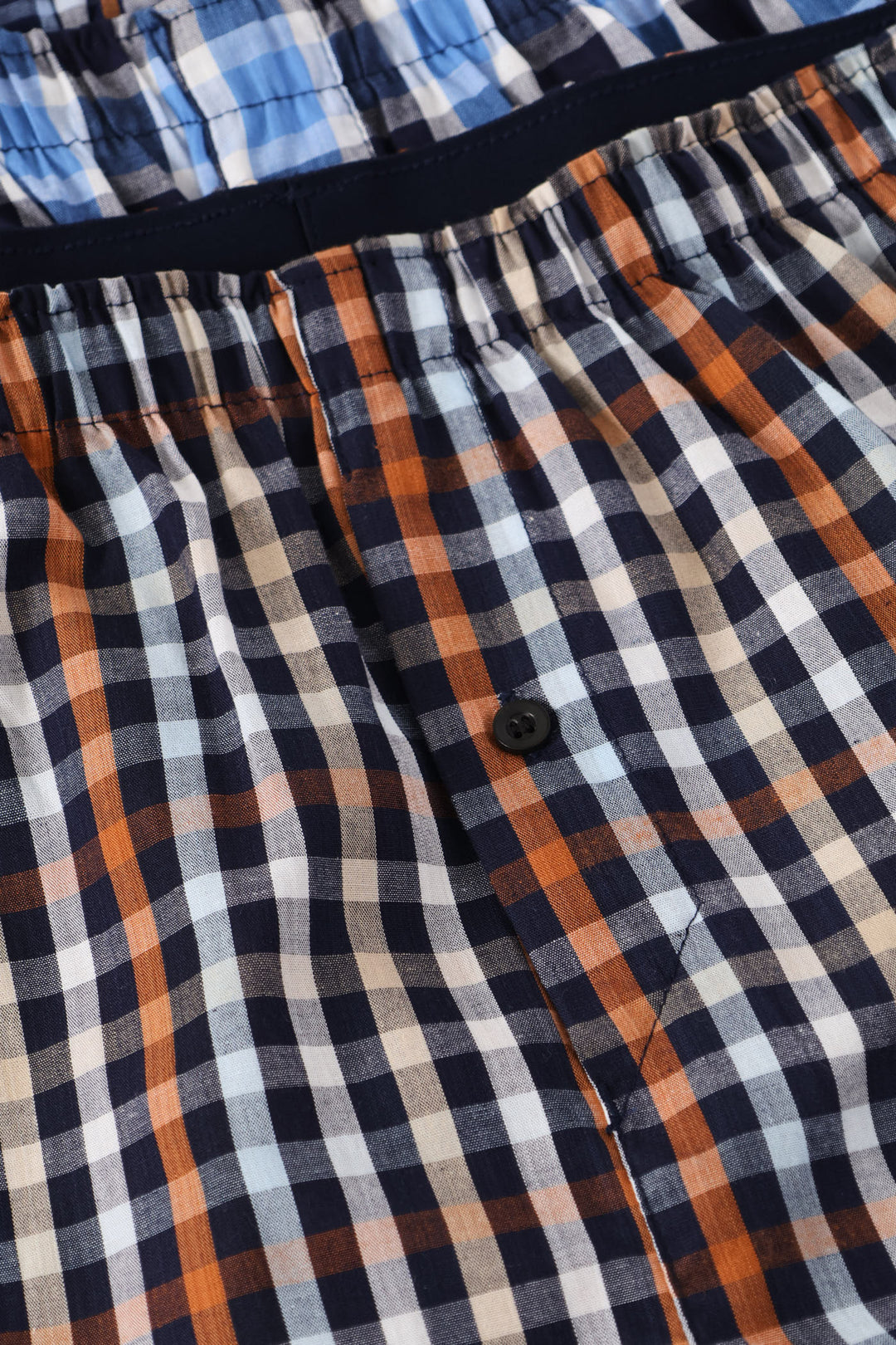 3 Pack Value Boxers - Rust/Blue