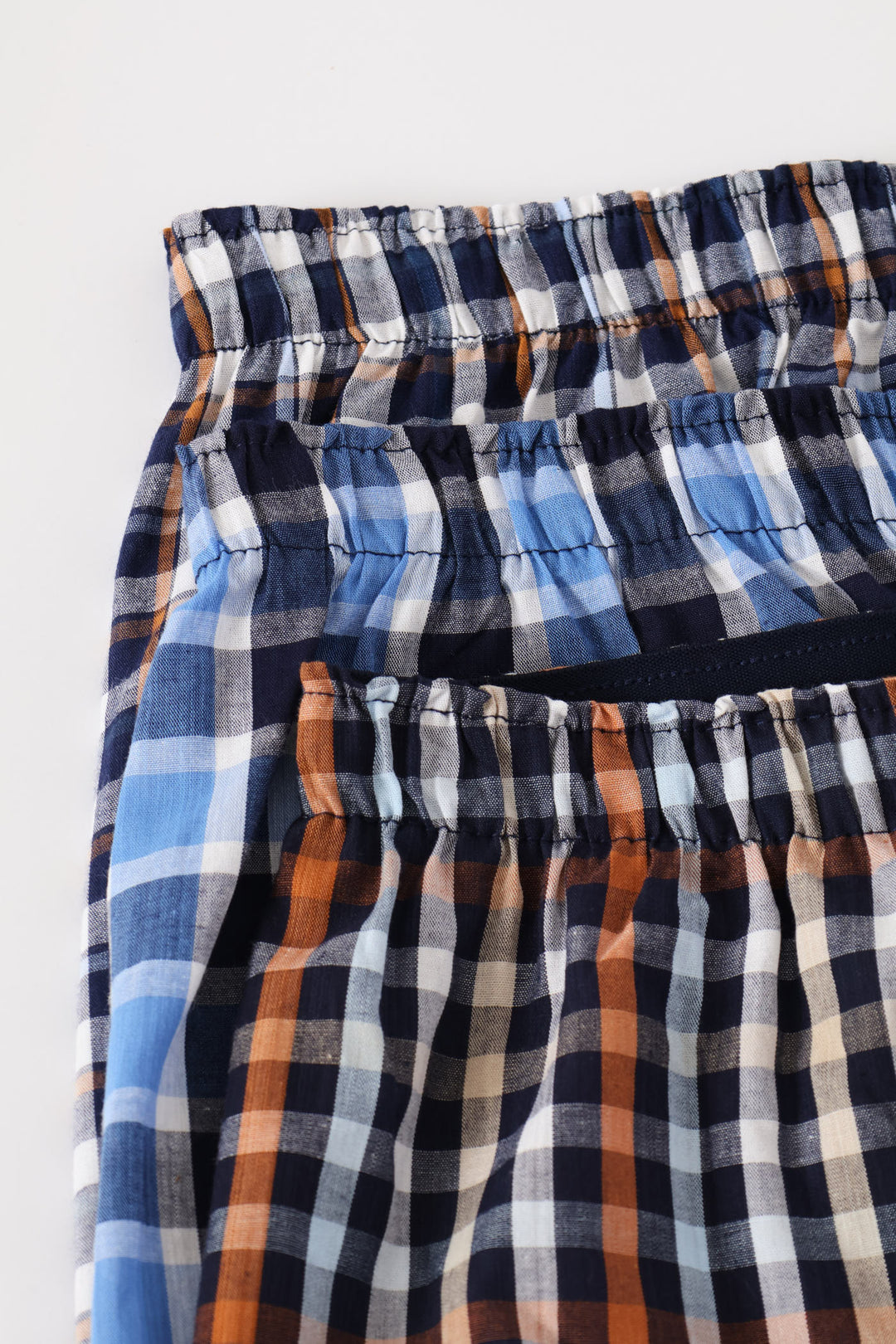 3 Pack Value Boxers - Rust/Blue
