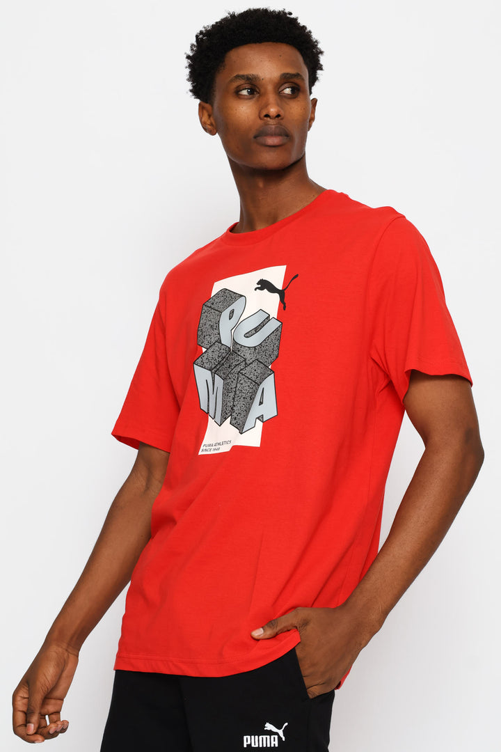 Graphic Tee - Red