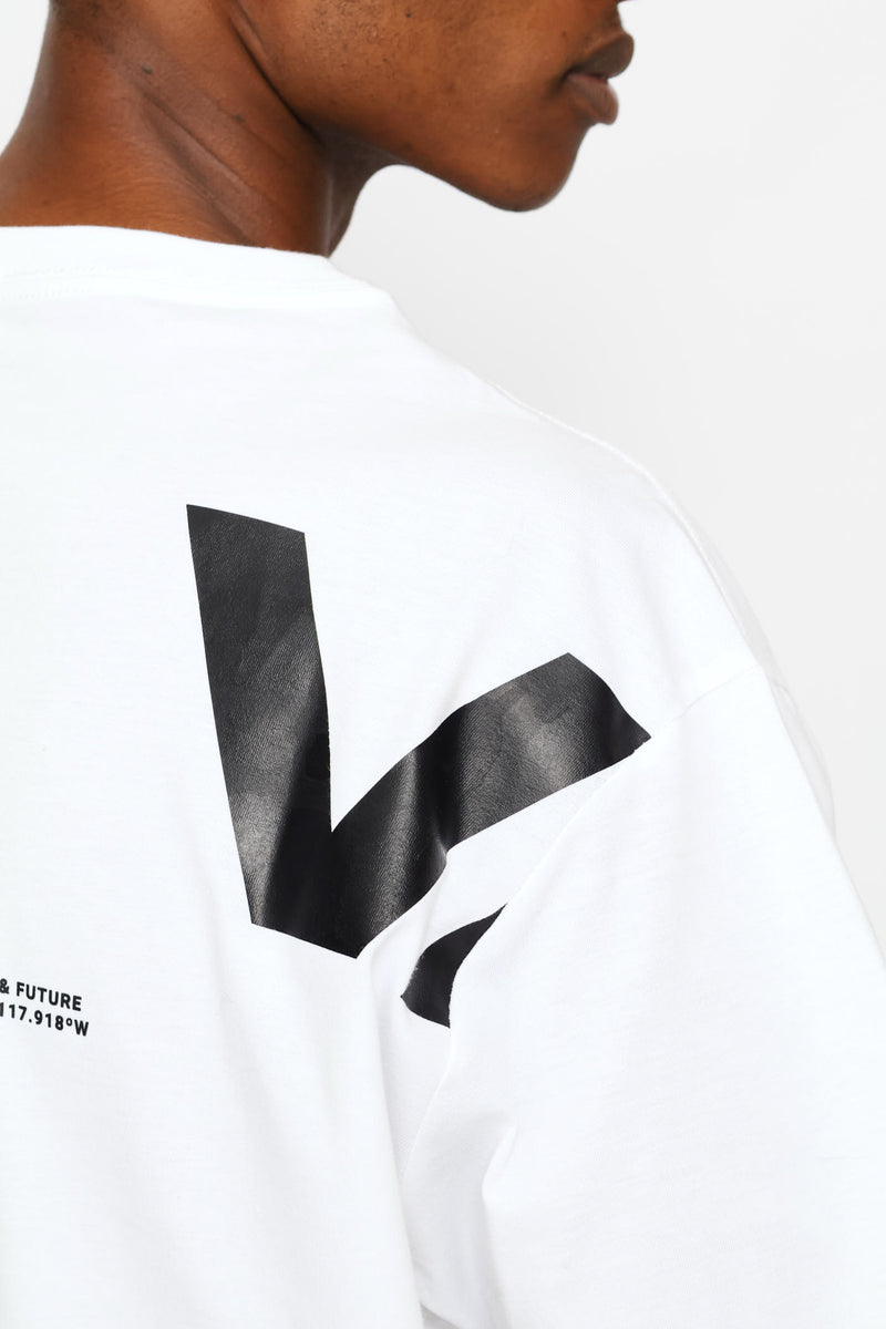 Va Divided Tee - White