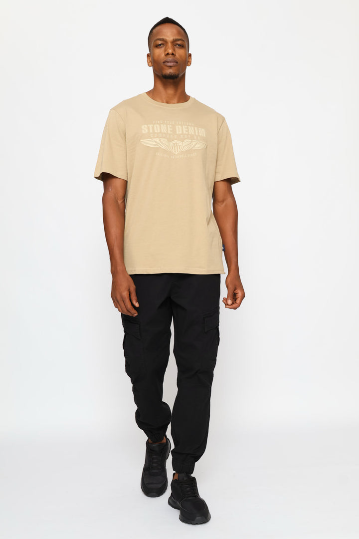 Wings Tee - Taupe