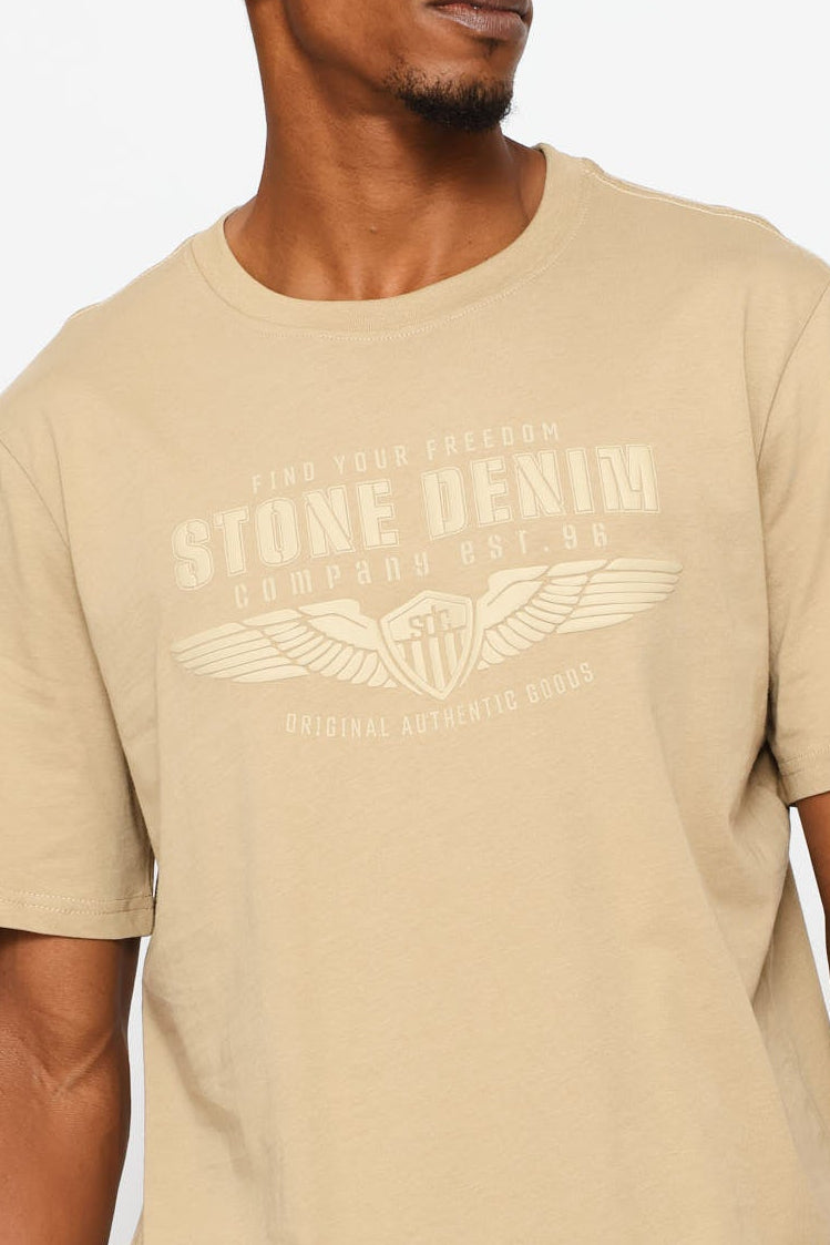 Wings Tee - Taupe