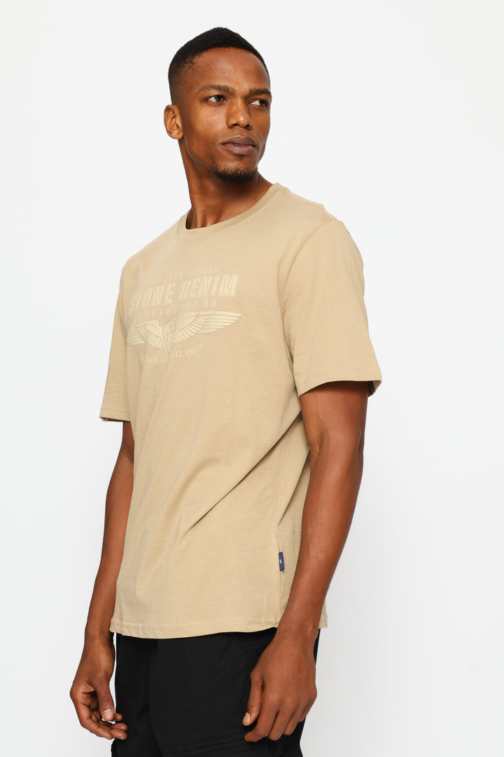 Wings Tee - Taupe