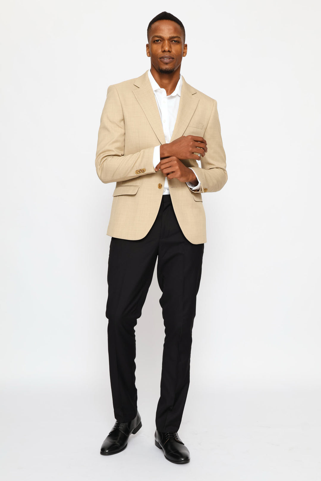 Slim Fit Essential Suit Jacket - Tan