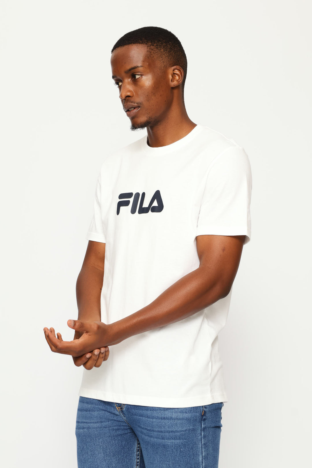 Mono Deckle T-Shirt - White