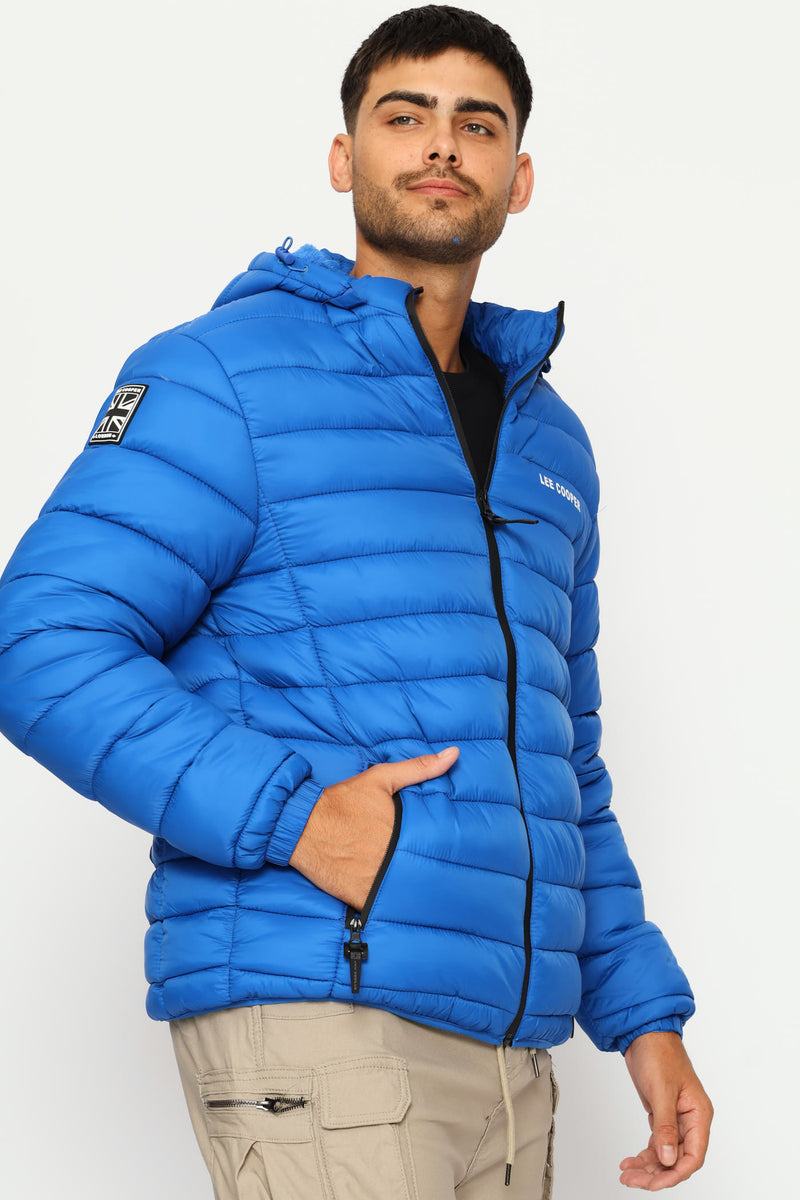 Billy Fur Lined Puffer Jacket - Blue