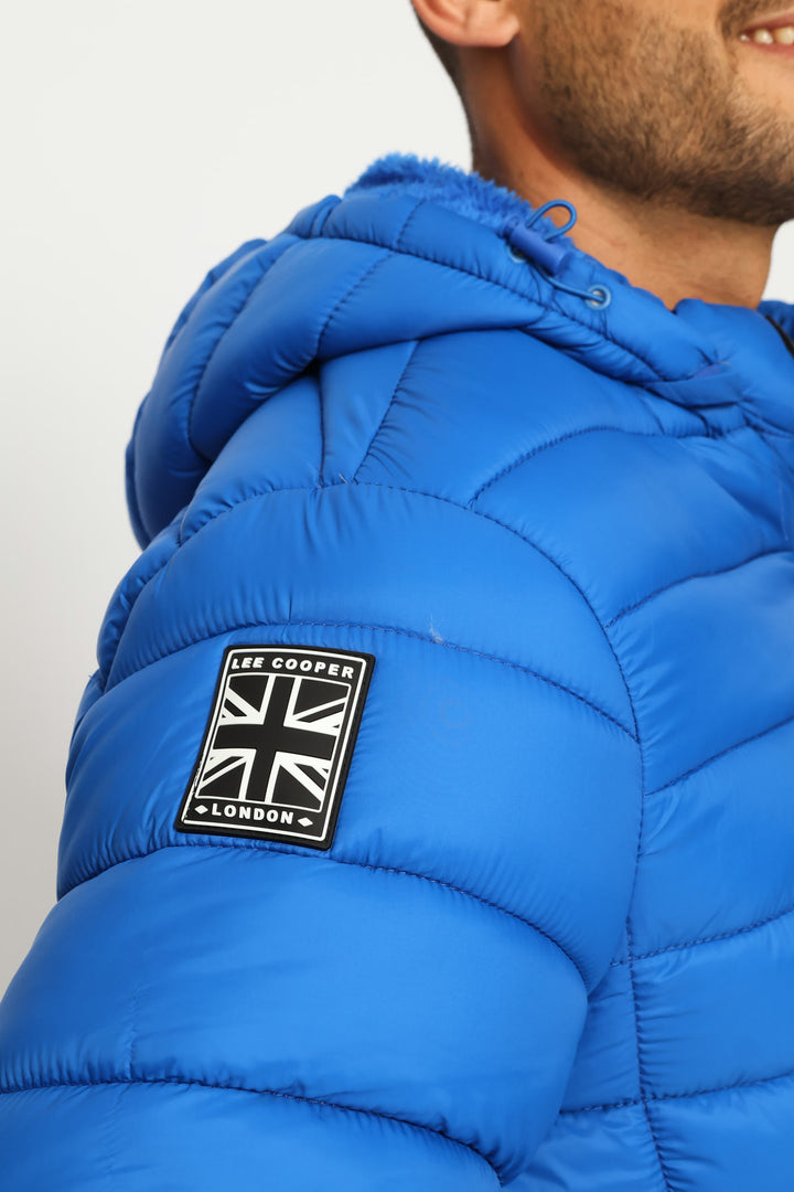 Billy Fur Lined Puffer Jacket - Blue