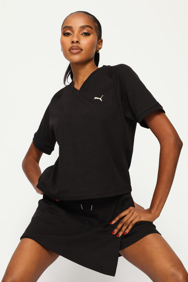 Class High-Waist Skort - Black