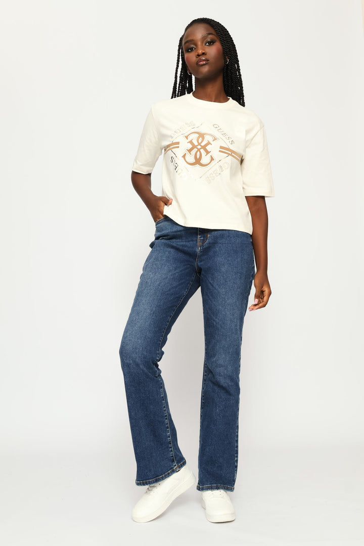 Eco Dark Wash Sexy Flare Jean