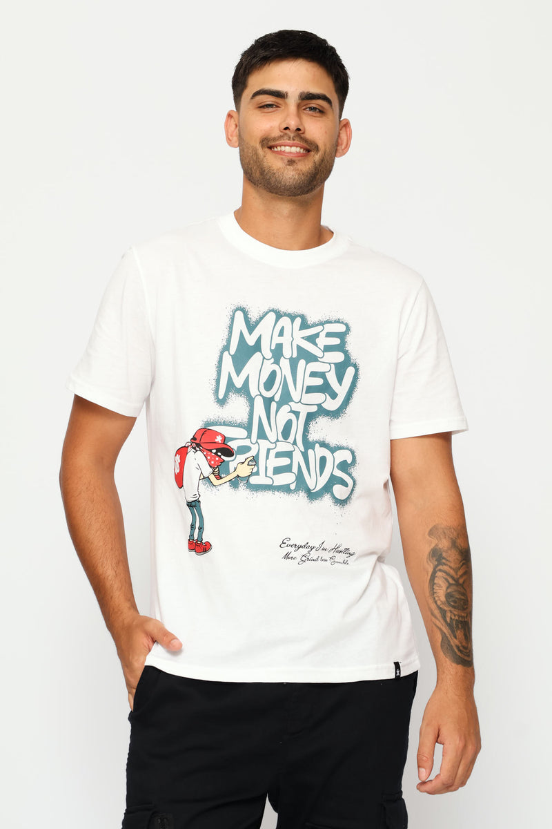 Print Tee - White