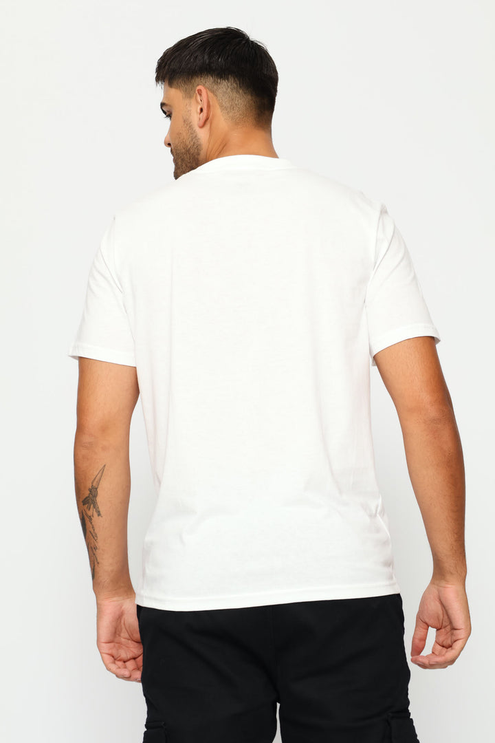 Print Tee - White