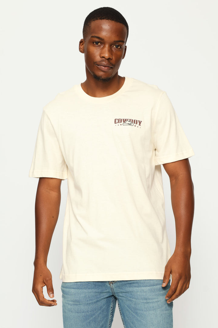 Cowboy T-Shirt - Ecru