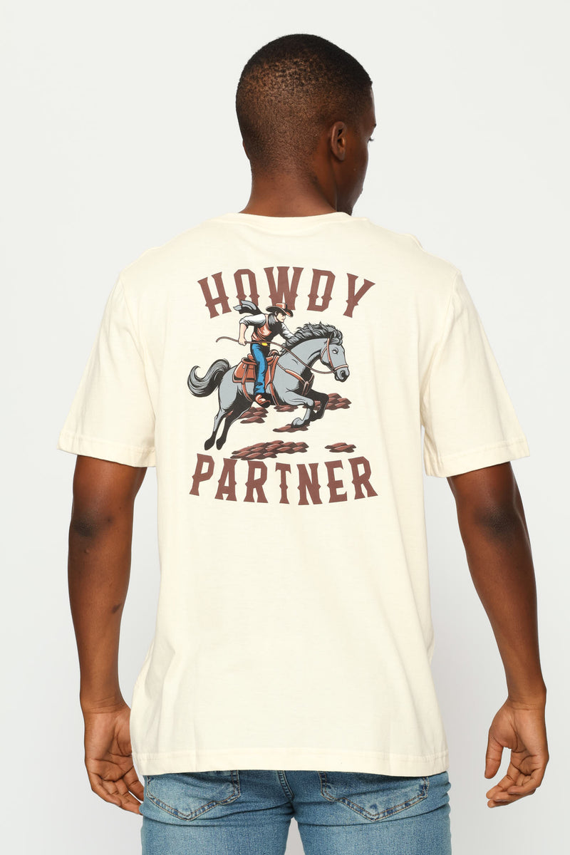 Cowboy T-Shirt - Ecru