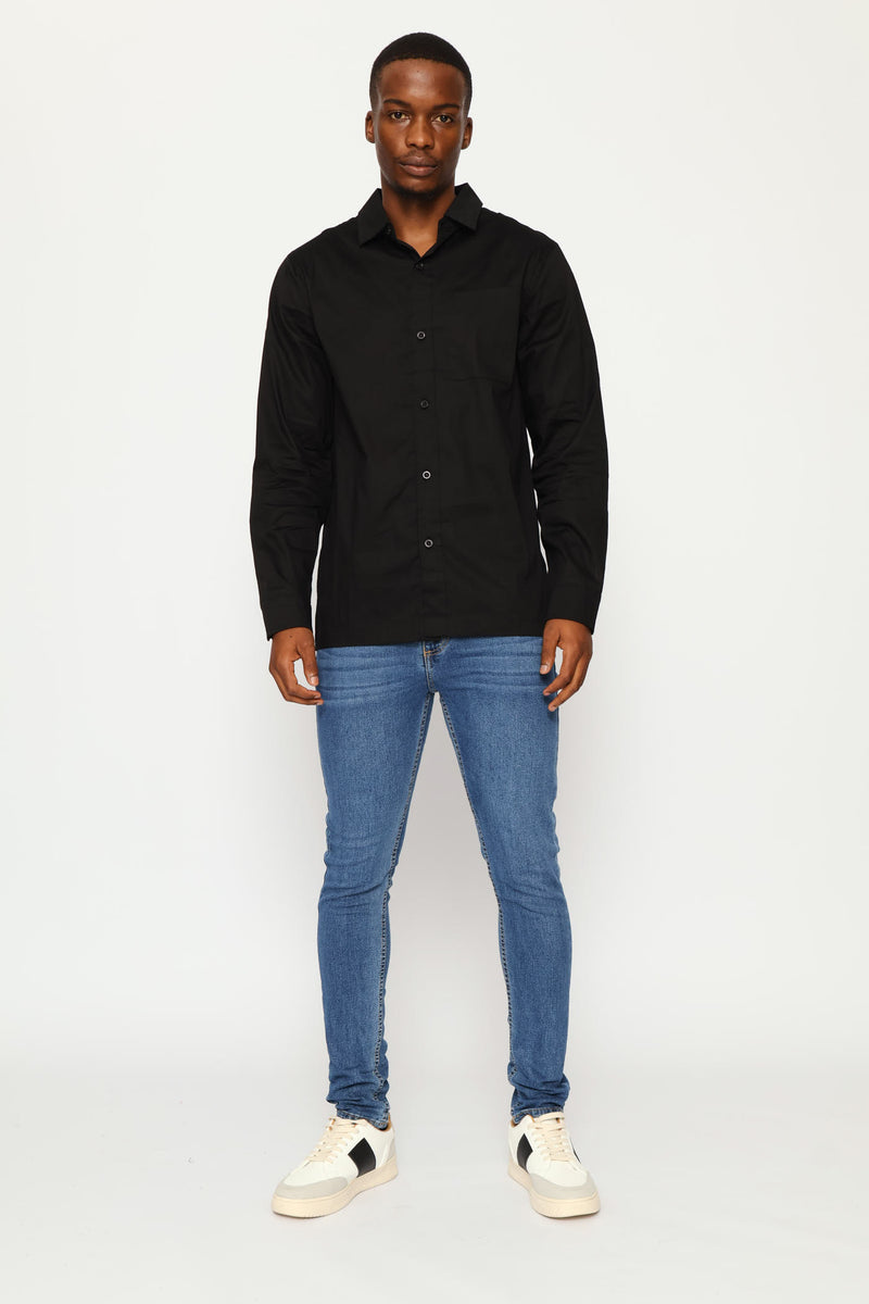 Long Sleeve Chasin Shirt - Black