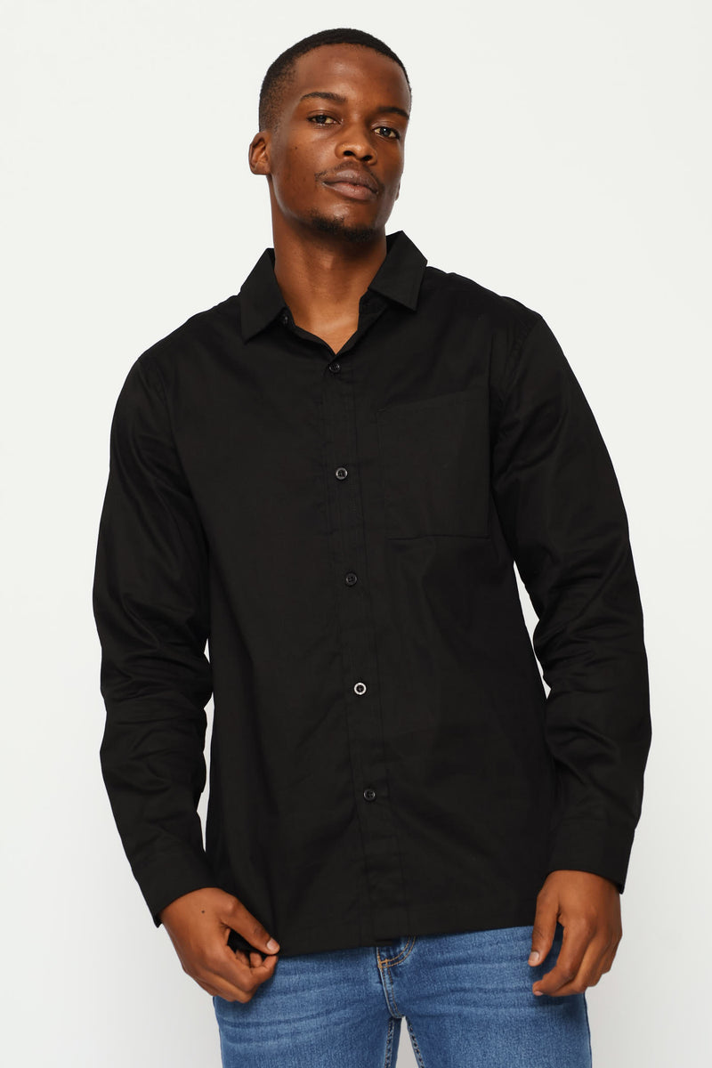 Long Sleeve Chasin Shirt - Black