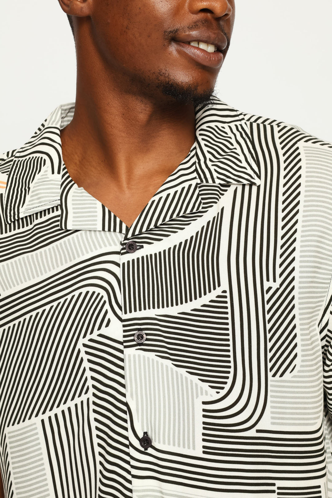 Multi Viscose Shirt - White