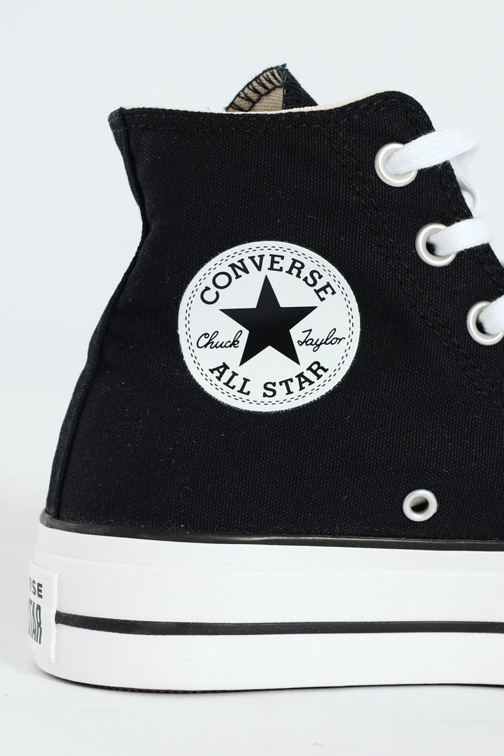 Chuck Taylor All Star Platform Canvas Sneaker - Black