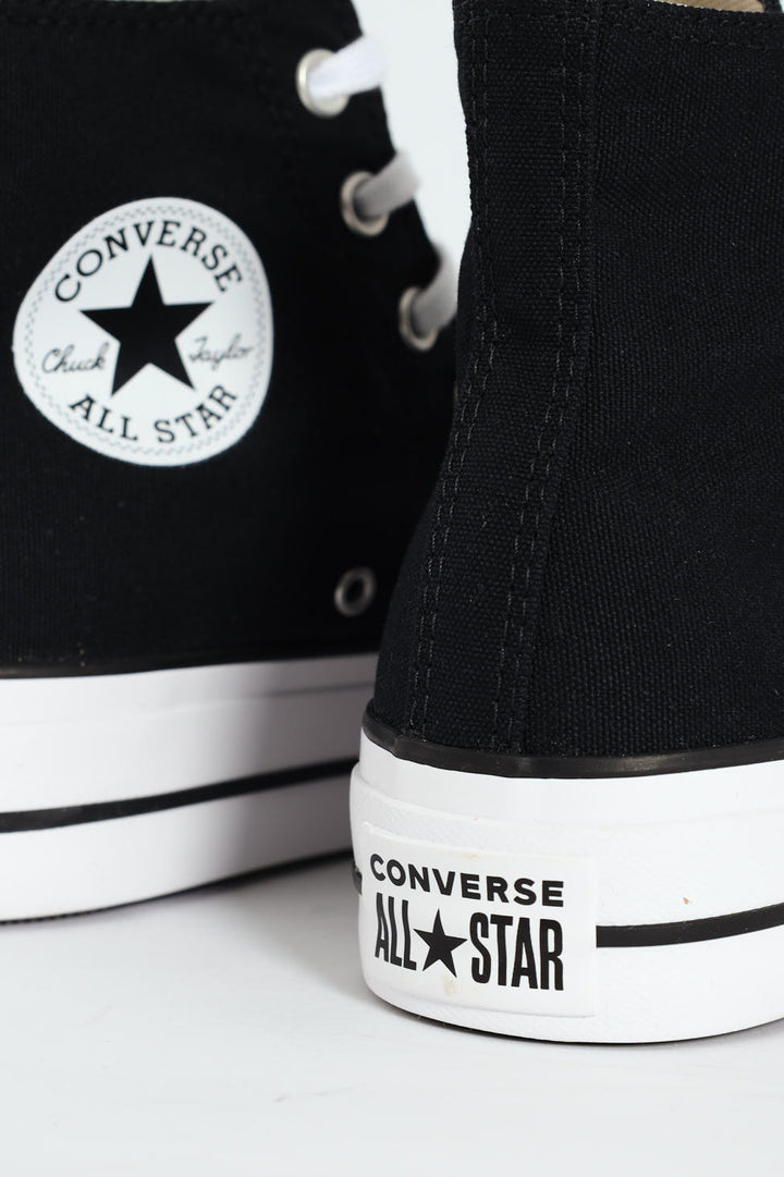 Chuck Taylor All Star Platform Canvas Sneaker - Black