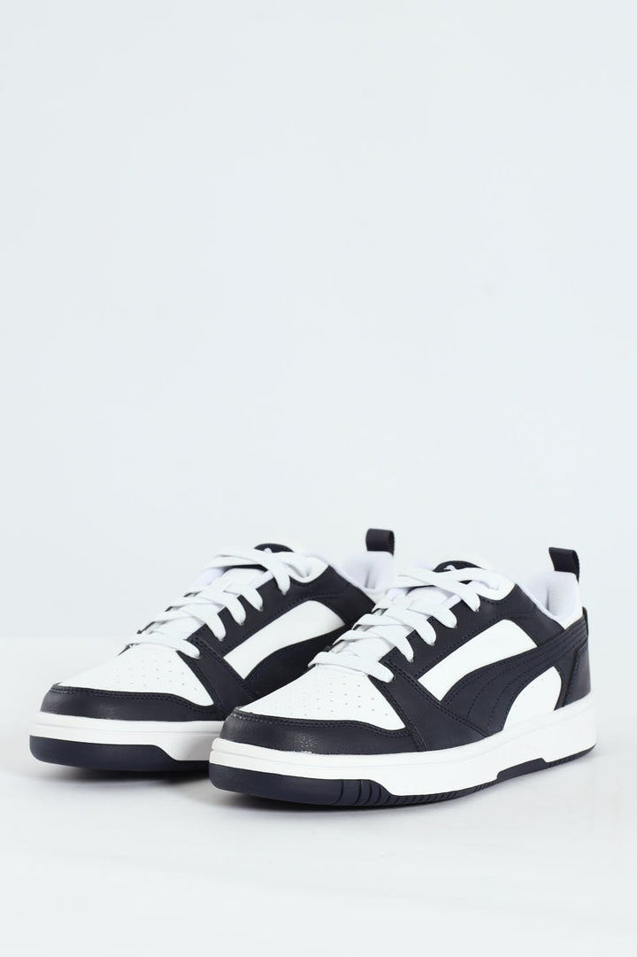 Rebound V6 Low Court Sneaker - White/Navy