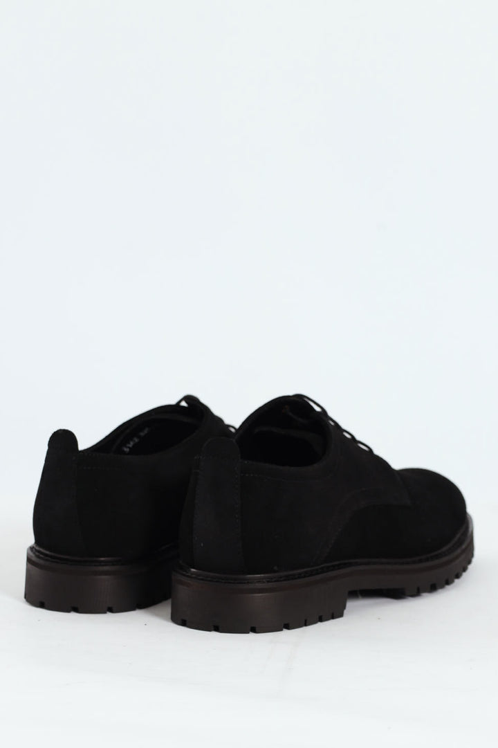 Suede Smart Casual Shoe - Black