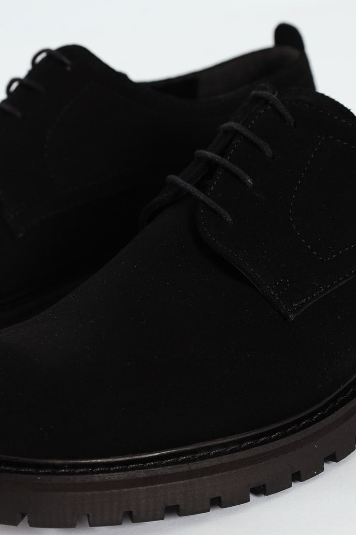 Suede Smart Casual Shoe - Black