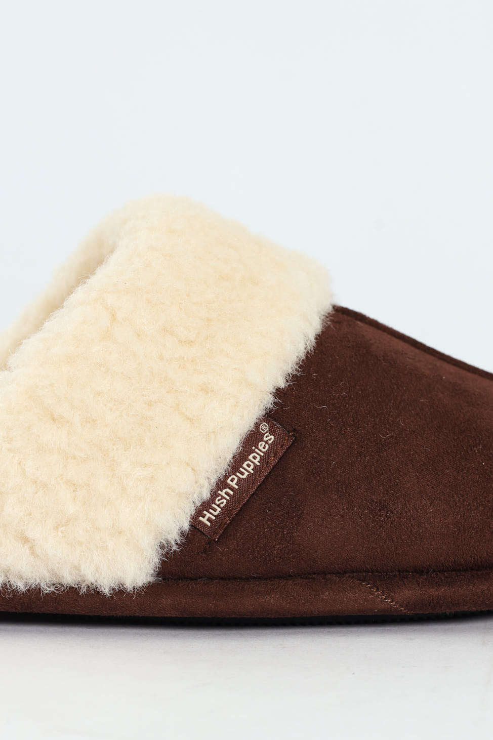 Aaron Fur Lined Slipper - Brown