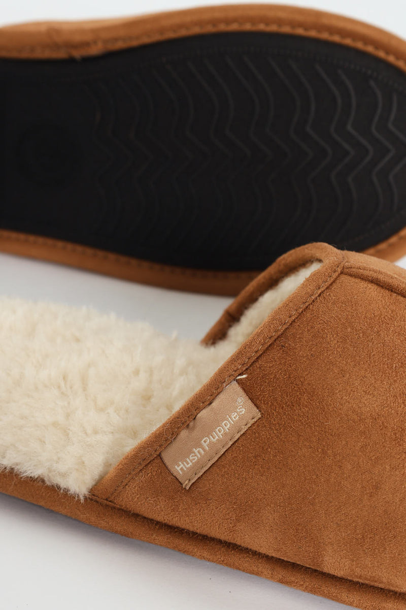 Martin Open Back Slipper - Tan