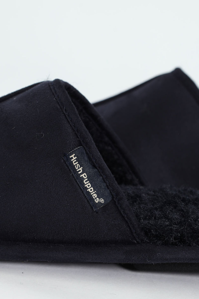 Martin Open Back Slipper - Navy
