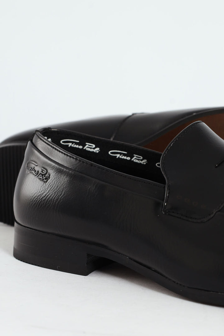 Penny Moccasin Slip On - Black