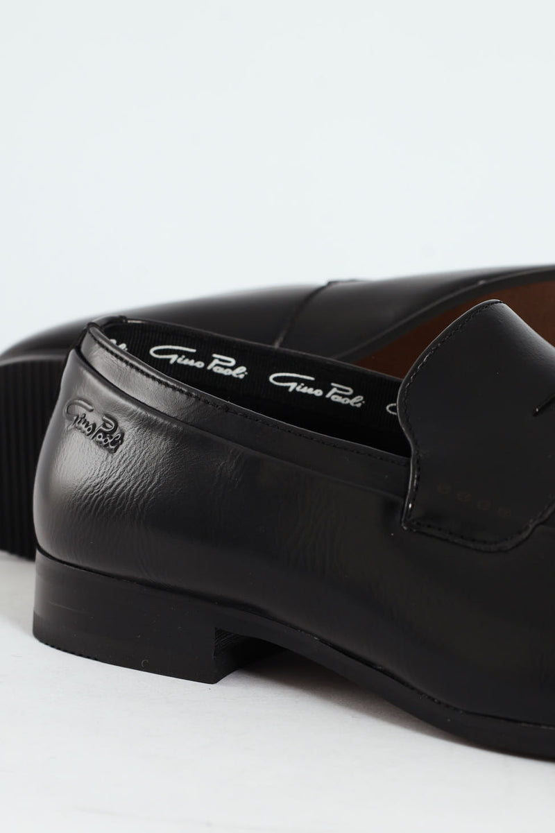 Penny Moccasin Slip On - Black